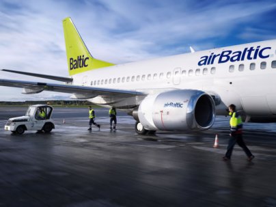 Riga Airport.